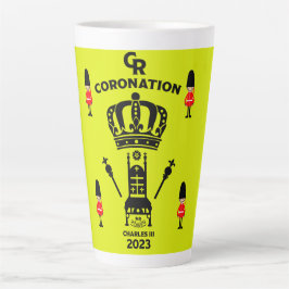 König Karl III. Krönung Gedenkfeier Souvenir Milchtasse