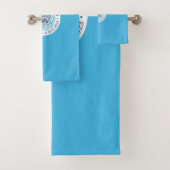 König Karl III. Krönungsemblem, königlicher Souven Badhandtuch Set (Insitu)