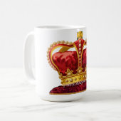 König/Königin Kaffeetasse (Vorderseite Links)