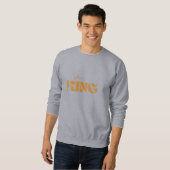 König-Kronen-Sweatshirt Sweatshirt (Vorne ganz)