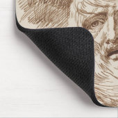 König Lear im Sturm (Stift- und Bistretinte auf Mousepad (Ecke)