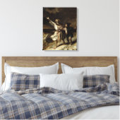 König Lear und der Narr im Sturm Leinwanddruck (Insitu (Schlafzimmer))