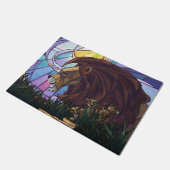 König Lion und CUB-Kunst Fußmatte (Schrägansicht)