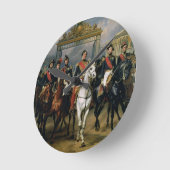 König Louis-Philippe (1773-1850) von Frankreich Runde Wanduhr (Winkel)