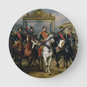 König Louis-Philippe (1773-1850) von Frankreich Runde Wanduhr