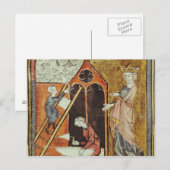 König Louis VI sieht den Bau Postkarte (Vorne/Hinten)