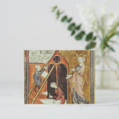 König Louis VI sieht den Bau Postkarte (Stehend Vorderseite)