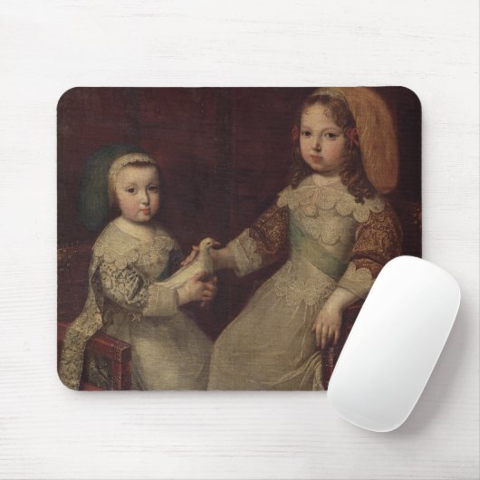 König Louis XIV (1638-1715) als Kind mit Philipp Mousepad (Mit Mouse)