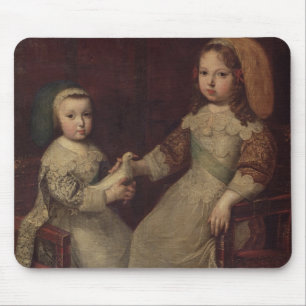 König Louis XIV (1638-1715) als Kind mit Philipp Mousepad