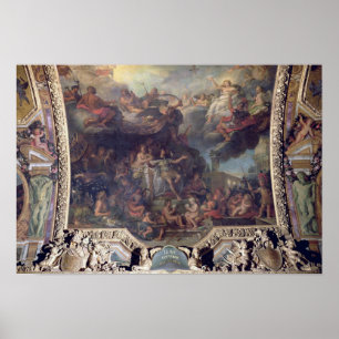 König Louis XIV allein regelnd Poster