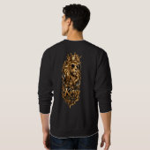 König Löwe Krone Sweatshirt – Bold Herren Royal  (Schwarz voll)