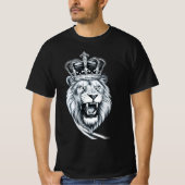 König Löwe Stärke Grafik T-Shirt (Vorderseite)