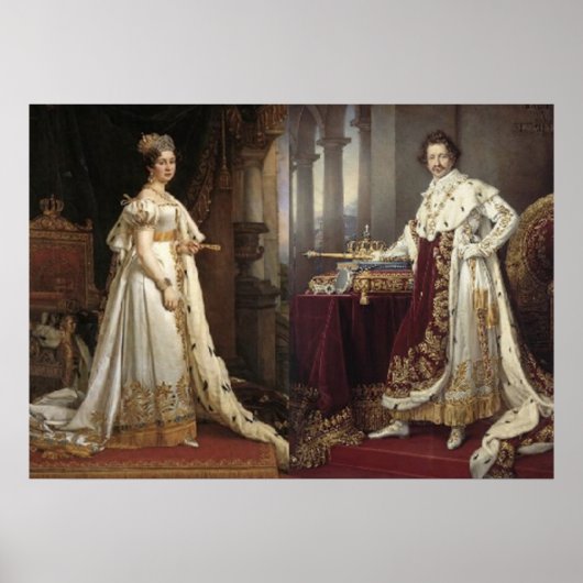 König Ludwig I. von Bayern Poster (Vorne)