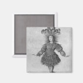 König Ludwig XIV. Frankreichs Magnet (Vorderseite/Rückseite)