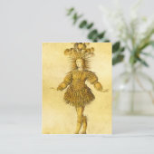 König Ludwig XIV. Frankreichs Postkarte (Stehend Vorderseite)