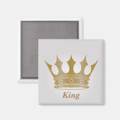 König Magnet (Vorderseite/Rückseite)