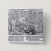 König Malcolm von Schottland Button (Vorderseite)