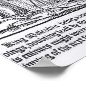 König Malcolm von Schottland Poster (Ecke)