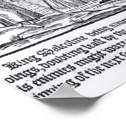 König Malcolm von Schottland Poster (Ecke)