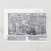 König Malcolm von Schottland Postkarte (Vorne/Hinten)