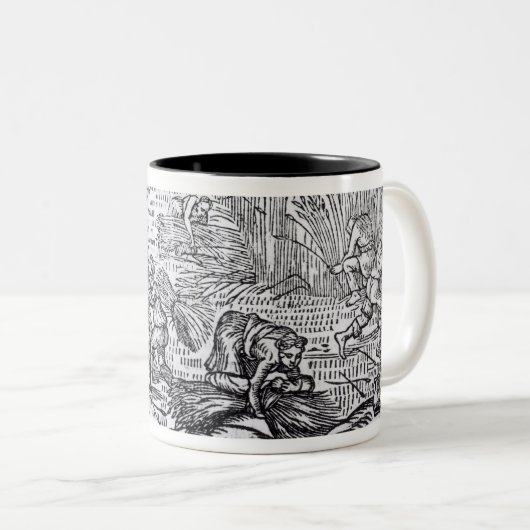 König Malcolm von Schottland Zweifarbige Tasse (VorderseiteRechts)