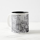 König Malcolm von Schottland Zweifarbige Tasse (Vorderseite Links)
