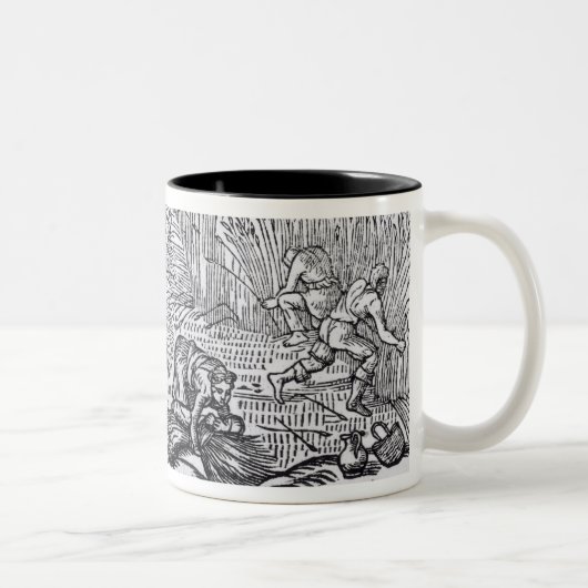 König Malcolm von Schottland Zweifarbige Tasse (Rechts)