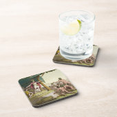 König Manco Capac und Mutter der Königin-Coya, die Untersetzer (Rechte Seite)