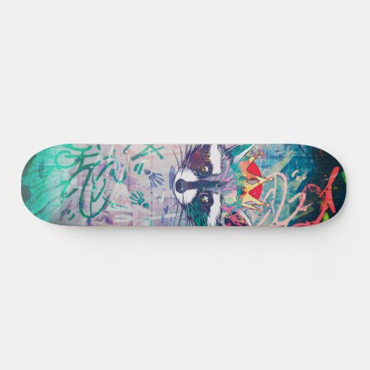 König Mapache Skateboard (Horizontal)