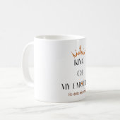 König meiner Emotionen Tasse (Vorderseite Links)