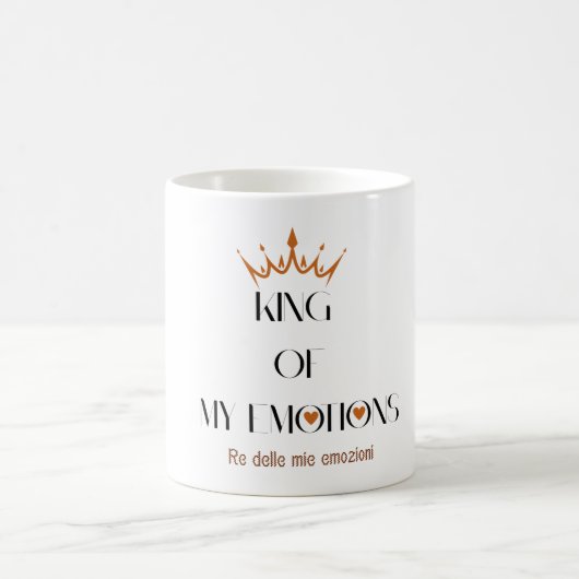 König meiner Emotionen Tasse (Mittel)