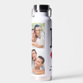 König meines Herzens | Valentinstag Geschenk 4 Fot Trinkflasche (Vorne)