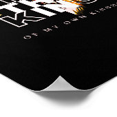 König meines Königreichs Poster (Ecke)