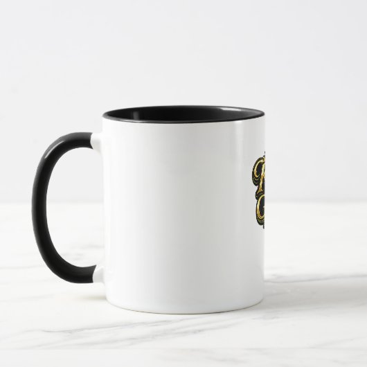 König meines Spiels Goldene Krone Zitat Geschenk Tasse (Links)