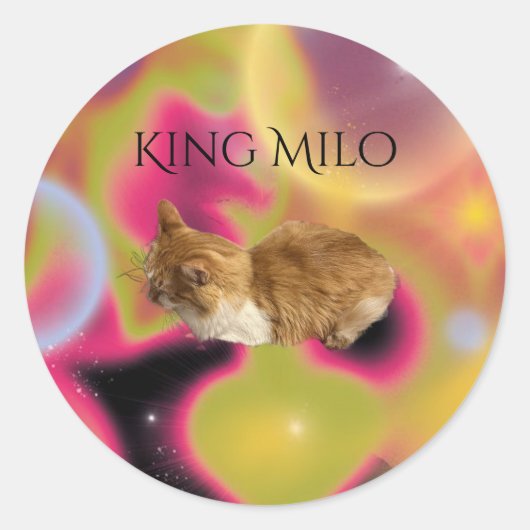 König Milo Aufkleber (Vorderseite)