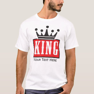 König – Minimale Kronen-Grafik-Kunst T-Shirt