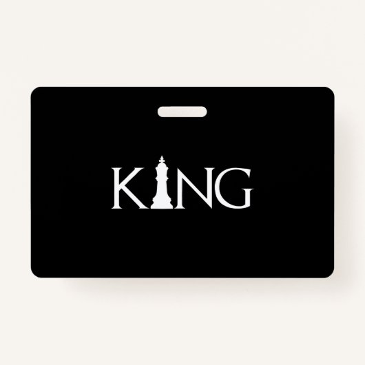 König mit Schachstück Ausweis (Vorderseite)