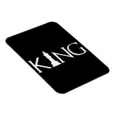 König mit Schachstück Magnet (Rechte Seite)