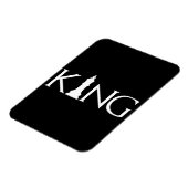 König mit Schachstück Magnet (Linke Seite)