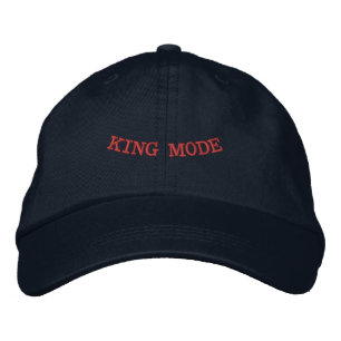 König Mode Bedruckte Navy Farbe Stylischer Hut Män