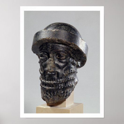 König, möglicherweise Hammurabi, König von Babylo Poster (Vorne)