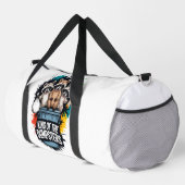 König Müllcontainer Waschbär Spritzer Duffle Bag (Rechte Ecke)