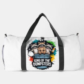 König Müllcontainer Waschbär Spritzer Duffle Bag (Rückseite)