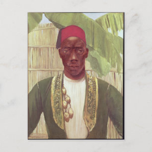 König Mutesa von Buganda aus einem Foto Postkarte