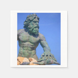 König Neptun durch Shirley Taylor Serviette