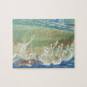 König Neptun Horses auf dem Strand Puzzle (Horizontal)