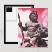 König Neptun Postkarte (Vorne/Hinten)