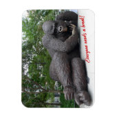 König Nyani macht eine Pause. NYC - Foto-Magnet Magnet (Vertikal)