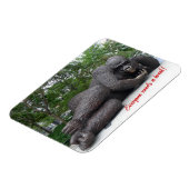 König Nyani macht eine Pause. NYC - Foto-Magnet Magnet (Linke Seite)