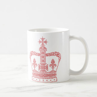 König-oder Königin-Krone Kaffeetasse